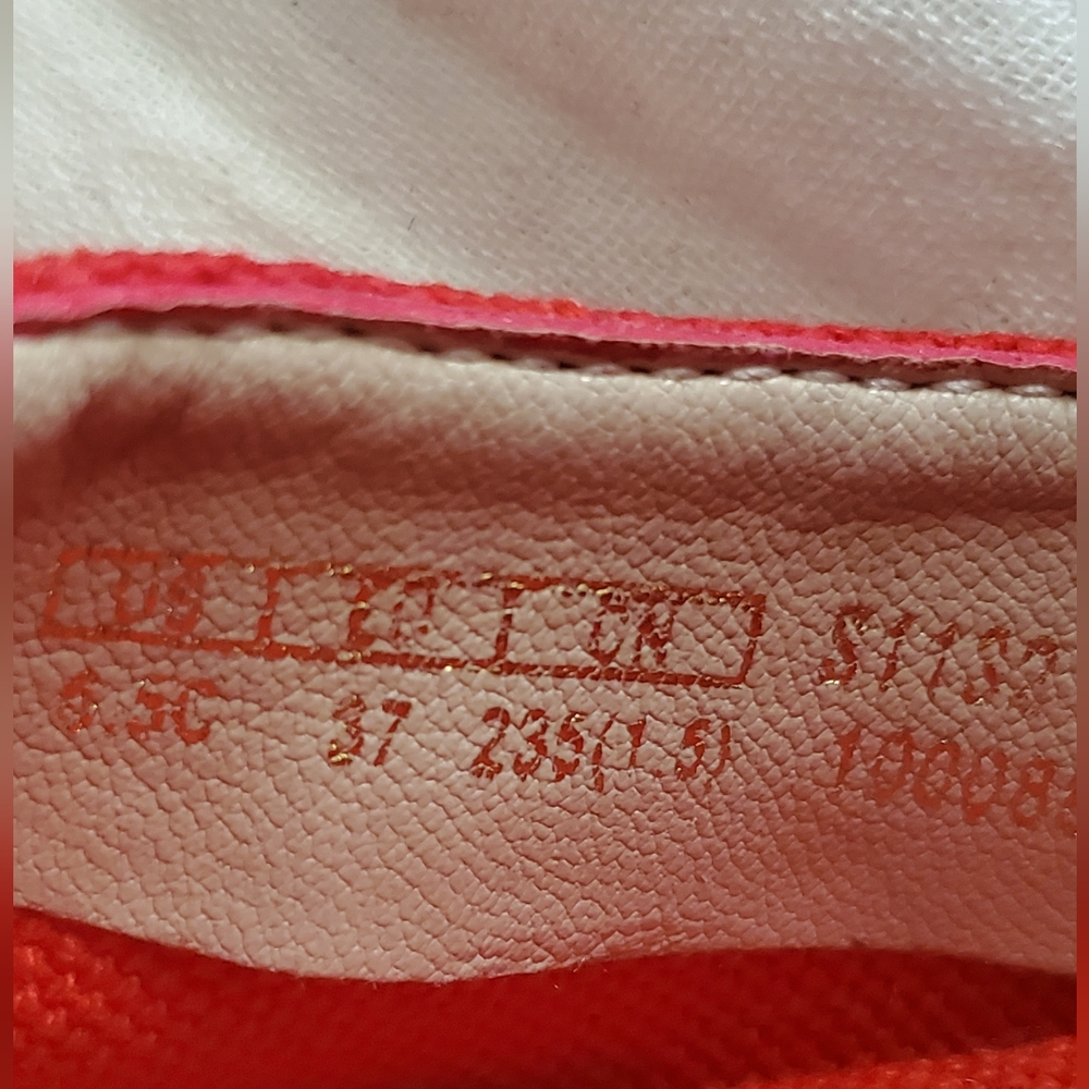 Stuart Weitzman Marguerita Espadrille Wedge Red Women's Shoes Size 6.5 - Picture 15 of 15